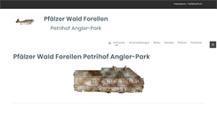 Desktop Screenshot of pfaelzerwaldforellen.de